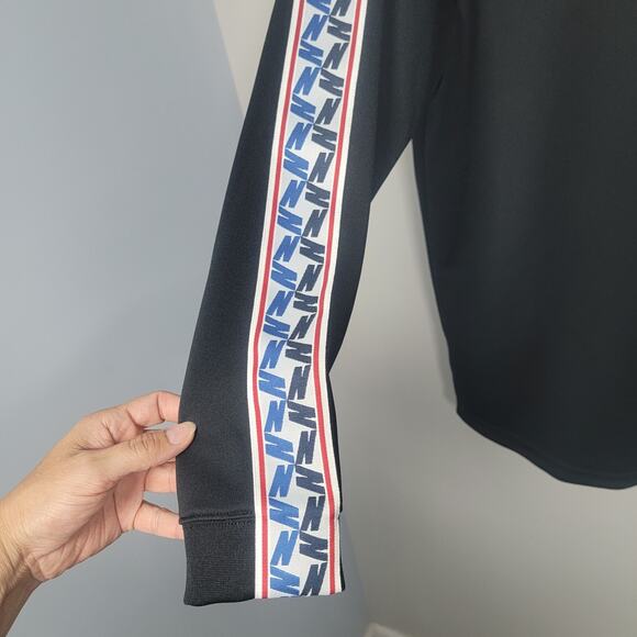 Nike Black Performance Jacket with Red and Blue Accents - Picture 3 of 14